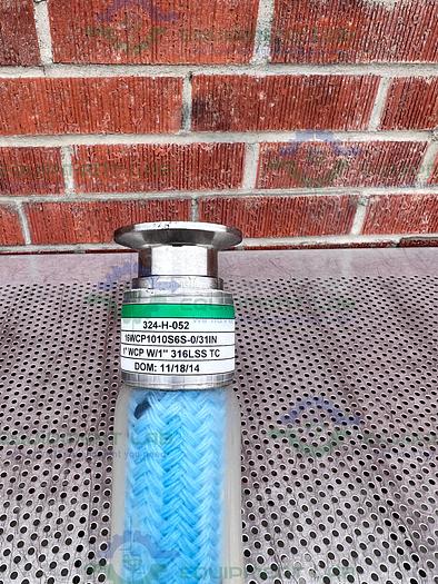 Used Sani-Tech 324-H-052 Flexible Hose 31" w/ 1" Sanitary Fitting