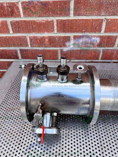 Used Finn-Aqua  Stainless Steel Jacketed Heat Exchanger 9" x 80"