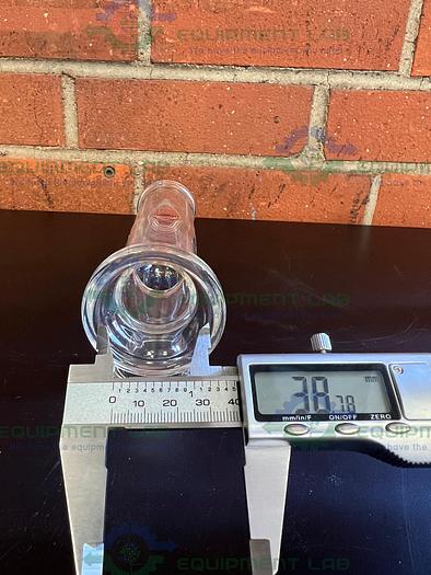 Used Buchi AG Borosilicatglas 3.3  Katalog 8801 Tee Fitting 31mm x 50mm x 50mm