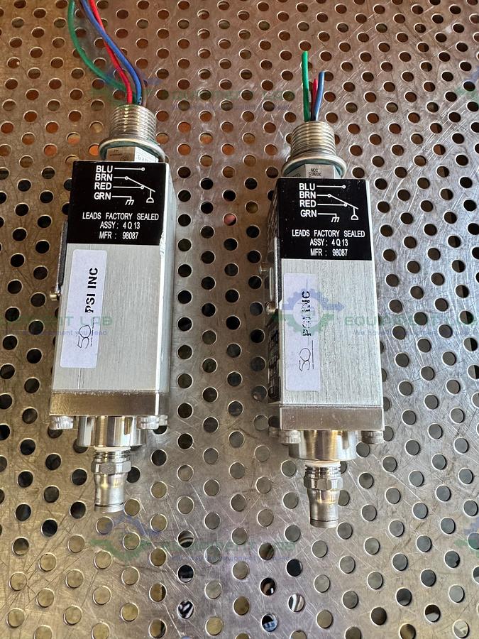 Used Lot of 2 - ITT Neo-Dyn 132P49C6 Adjustable Pressure Switch 20-80 PSIG