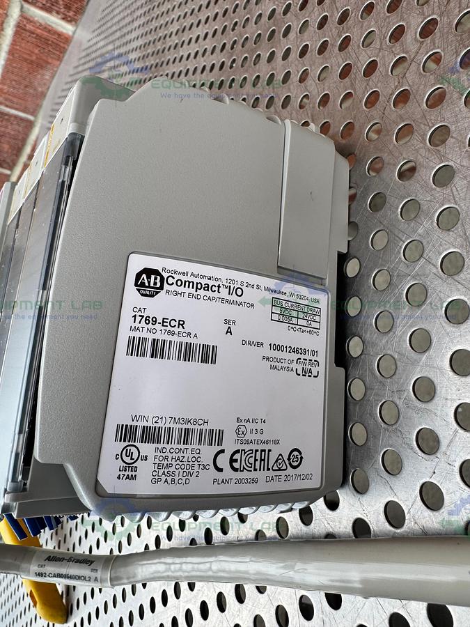 Used Allen Bradley Compact Logix L24ER QBFC1B Controller w/ 1769-OF4 Compact I/O