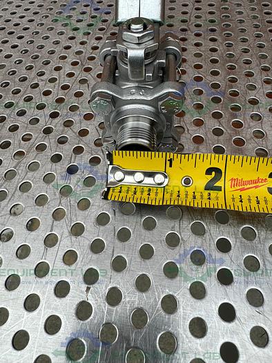 Used Inline Industries  Stainless Steel Ball Valve w/ 1/2" Sanitary Fitting