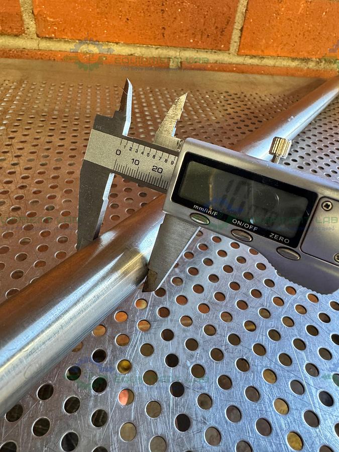 Used Unknown Stainless Steel Impeller Shaft / Mixing Rod 40" Height x 1"