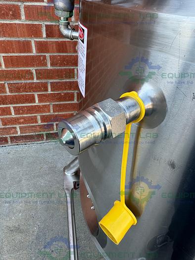 Used DCI 250 Liter Stainless Steel Jacketed Reactor 45 PSI w/ Bottom 0.5 HP Mixer