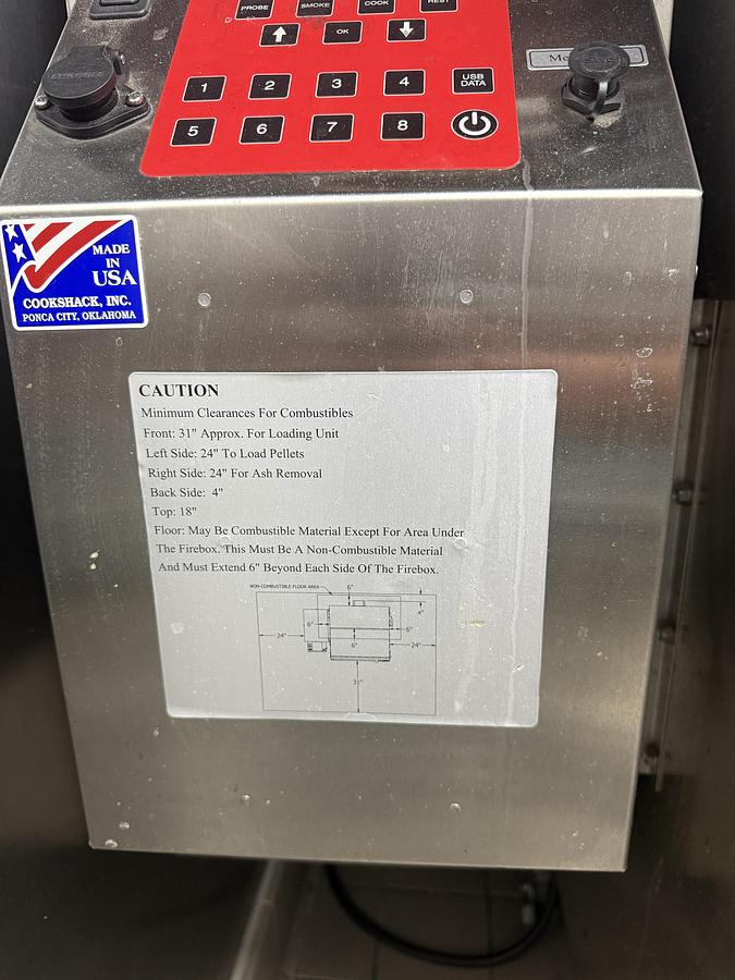 Used Cookshack Fast Eddy's FEC240 Pellet Commercial Smoker MFG 2023