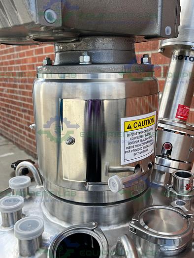 Used Paul Mueller  47-59 Liter Stainless Steel Jacketed Mixing Tank w/Scrape Agitation