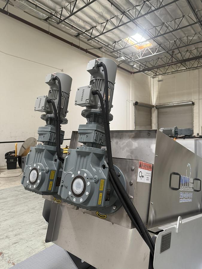 NWI JX302 Volute Press Sludge Dewatering System w/  Polymer  Dosing Unit MFG 26
