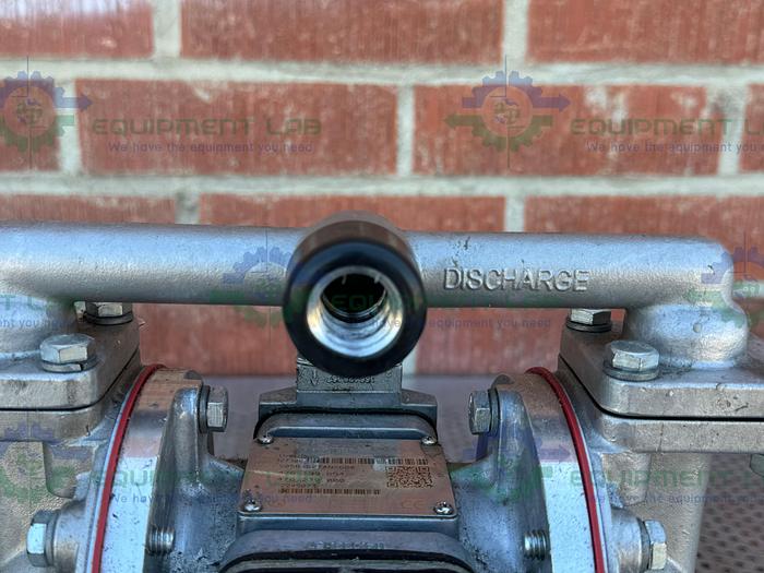 Used Idex Sandpiper S05 Stainless Steel/Aluminum Double Diaphragm Pump 1" Threaded