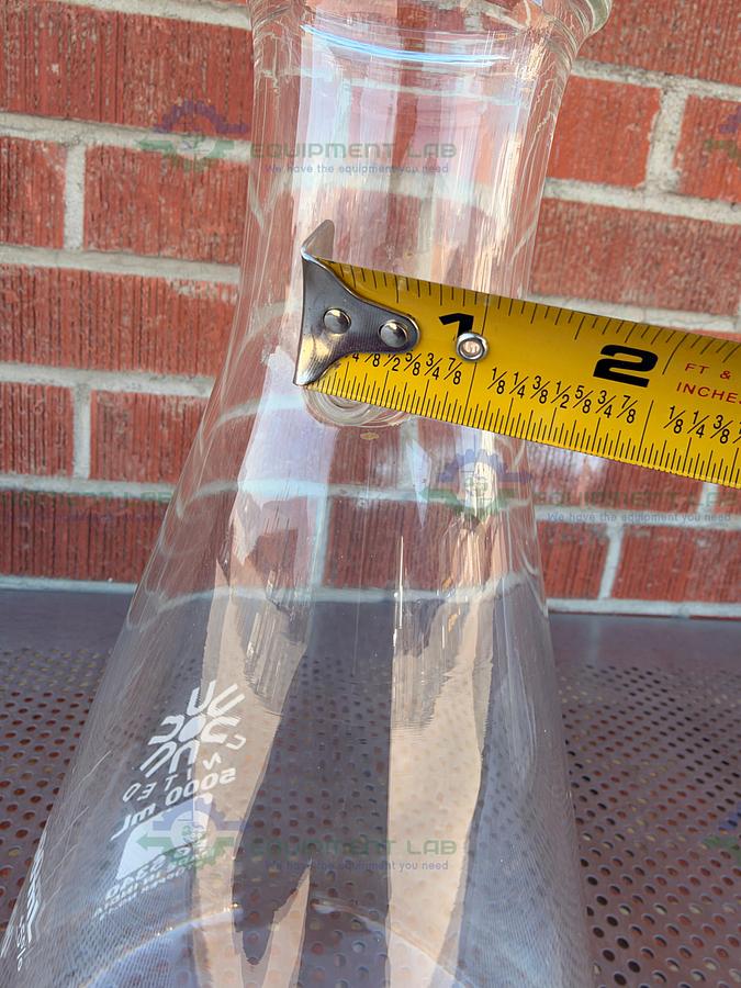 Used Lot of 2 - United Scientific FG5340 5000 mL Erlenmeyer Flask