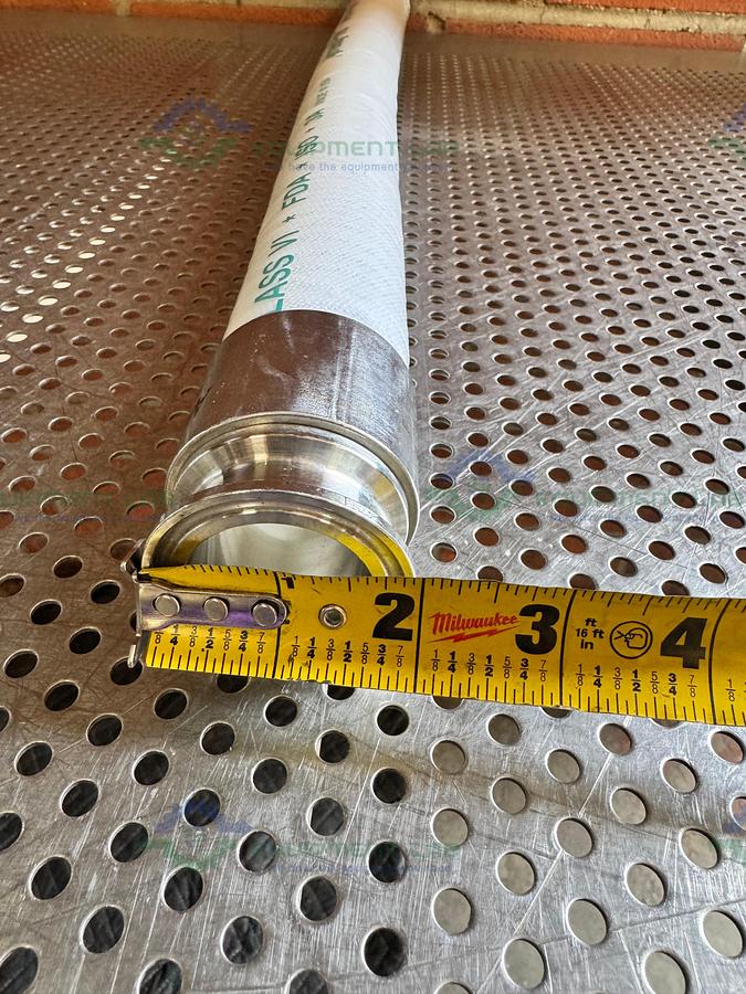 Used Advanta Pure APSW-P-1500  Silicone Hose 27 w/ 1 1/2 " Sanitary Fitting