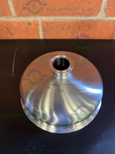 Used Stainless Steel  Cylindrical Reducer 1 1/2" to 8 1/2" Sanitary Fittings