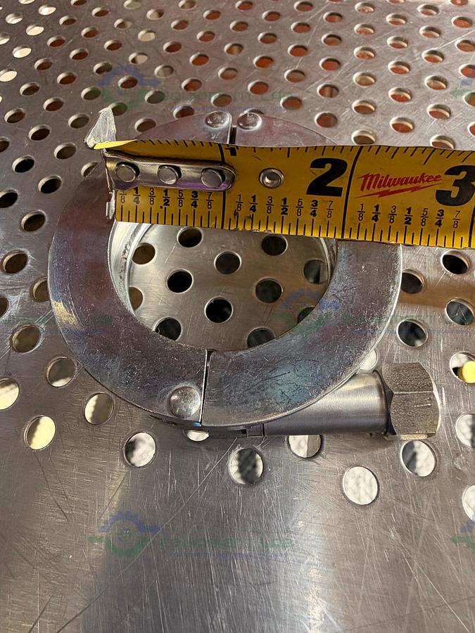 Used Lot of 5 - AN Corp Stainless Steel KF 40 Vacuum Clamp
