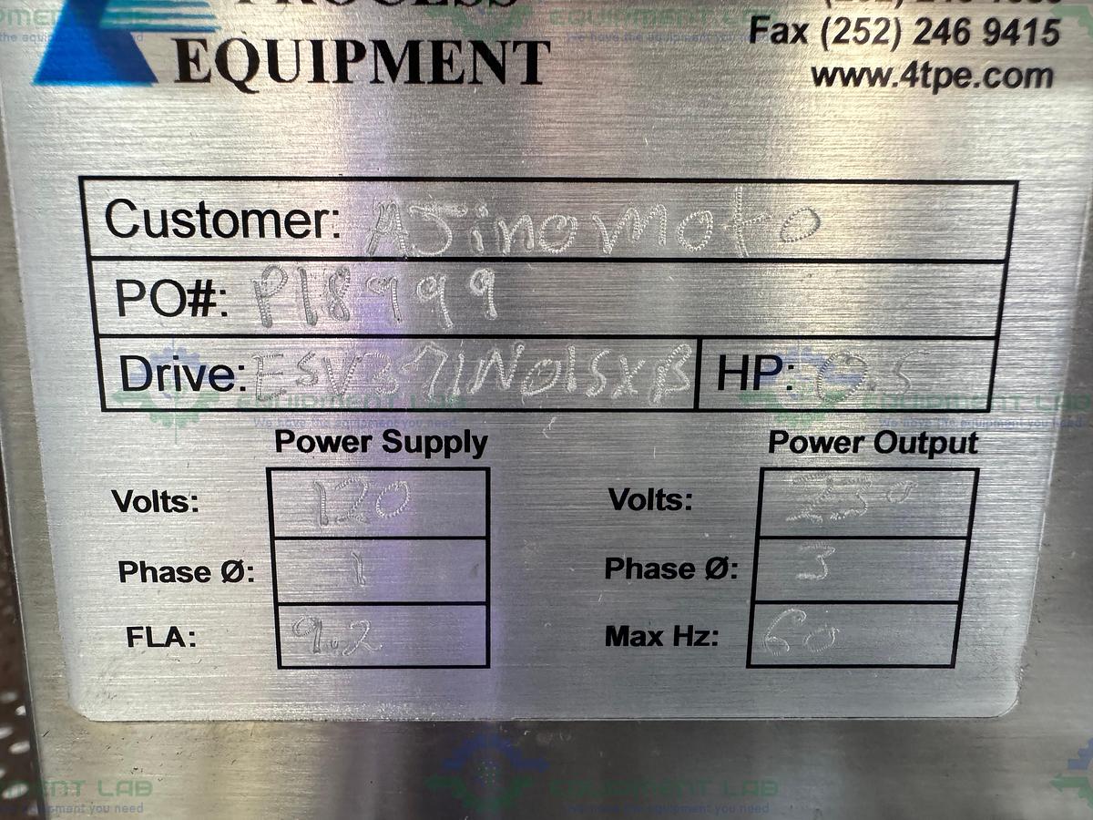 Used Triangle Process Quattroflow Q1200SU Quaternary Diaphragm Pump w/ 1/2 HP Motor