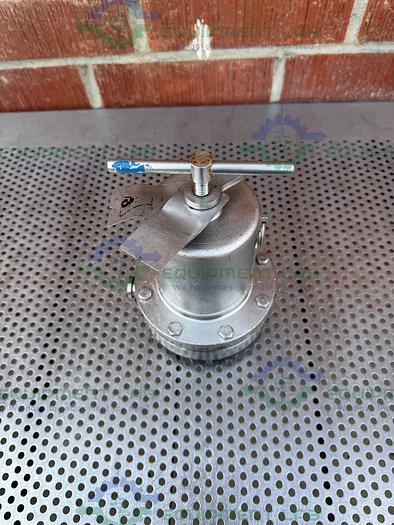 Used SteriFlow 96 Manual Low to High Flow Sanitary Back Pressure Regulator 3/4"