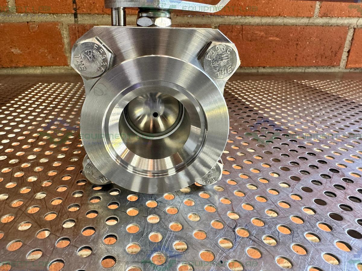 Ancorp E4200-QF50-BR803EP-P6022 High Vacuum Manual Ball Valve w/ KF 50 Fitting