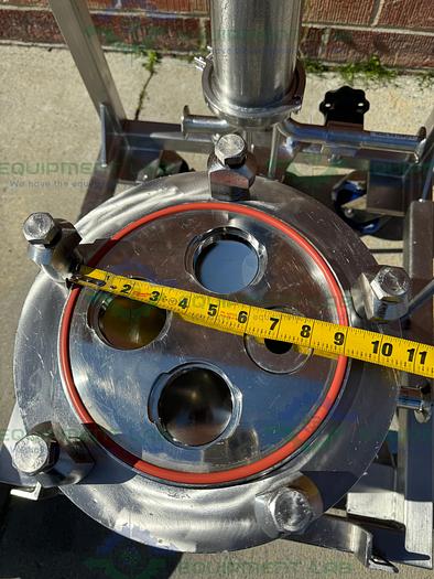 Used Allegheny /Millipore Stainless Steel Double Cartridge Filter Housing Skid 9" &4"