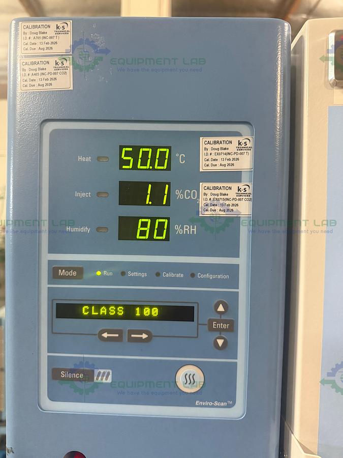 Used Thermo Forma 3310 Steri-Cult Double Stack CO2 Incubator, 11 cu. ft, 50C