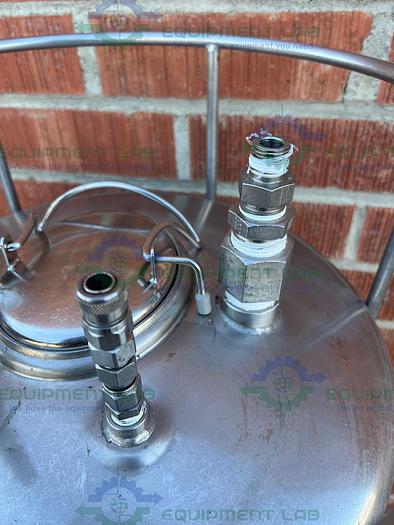 Used Alloy Products  120 Liter Stainless Steel Pressure Vessel 95 PSI