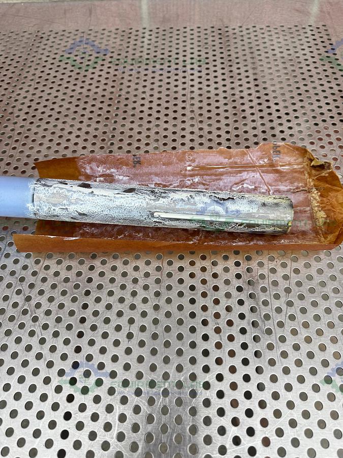 Used GMM Pfaudler Glass Lined Anchor Agitator Impeller 56" x 1.5" Spark Voltage 10000