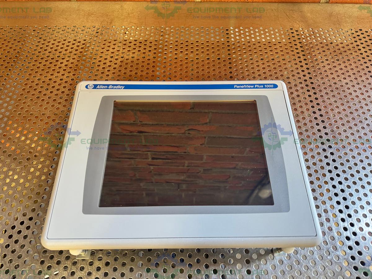 Used Allen Bradley 2711P-RDT10C PanelView Plus 1000 w/Allen Bradley 2711P-RP8D Module