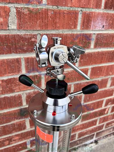 Used Cytiva / GE / Pharmacia BPG 100 / 500 Chromatography Column 4L w/ 2- 4-way Valve