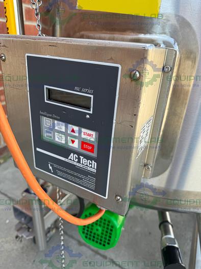 Used Northland 200 Liter Stainless Steel Jacketed Reactor FV/ 45 PSI w/ 0.40 HP Mixer