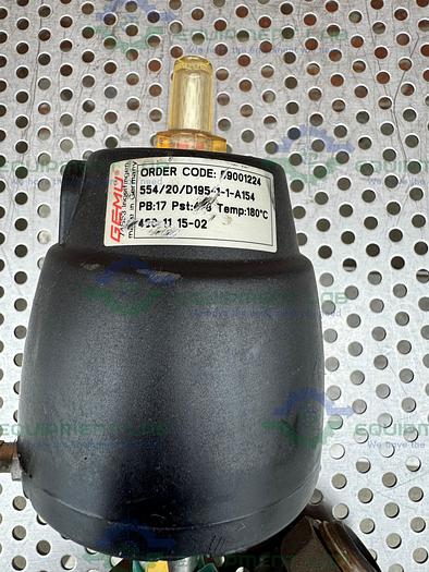 Used Gemu 554/20/D195-1-1-A154 Pneumatic Angle Seat Globe Valve