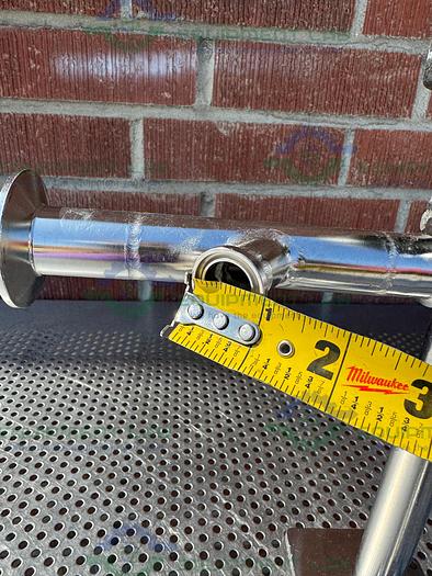 Used ITT Pure Flo Advantage 6 -Way Diaphragm Valve w/  1"  Sanitary Fitting