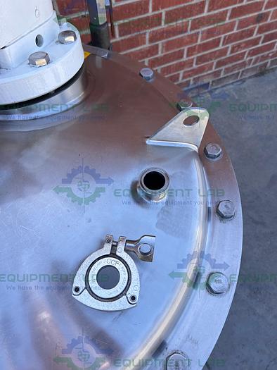 Used Precision Stainless  400 Liter Stainless Steel Jacketed Reactor w/ Agitator