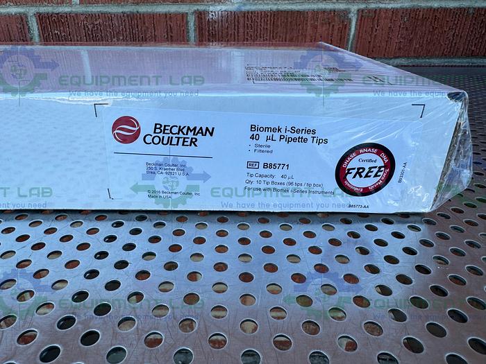 Beckman  B85771 Biomek i-Series 40µL Sterile Filtered Pipette Tips
