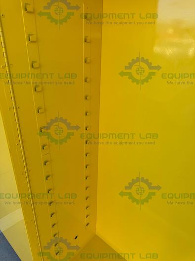 Used JustRite 45 Gallon Flammable Liquid Storage Cabinet w/ Soft Close Doors, Key