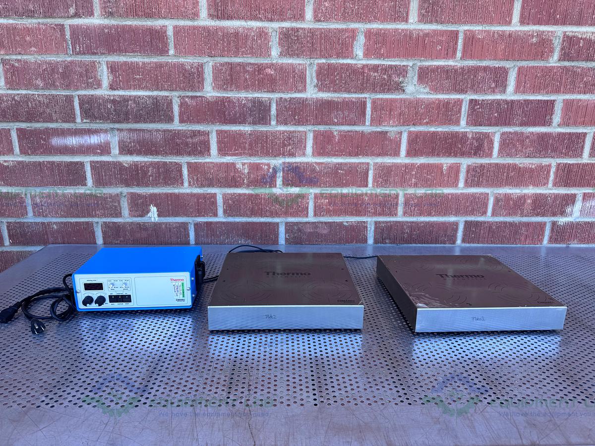Used 2 - Thermo Cimarec Biosystem 4 Slow Speed Stirrers w/  Biomodul 40B Controller