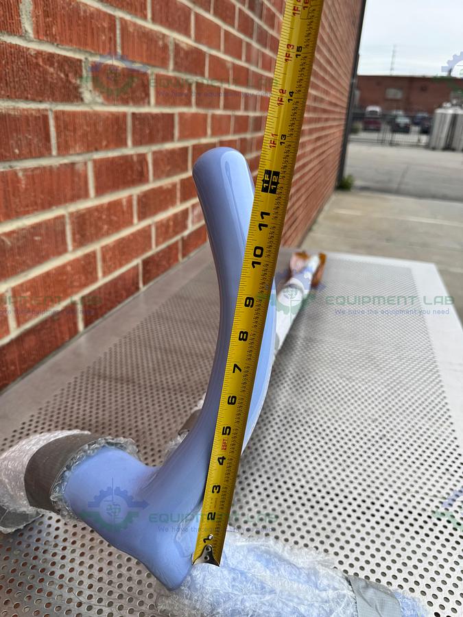 Used GMM Pfaudler Glass Lined Anchor Agitator Impeller 56" x 1.5" Spark Voltage 10000