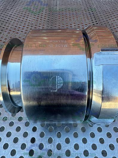 316L Stainless Steel Inline Check Valve w/ 3" Sanitary Fitting