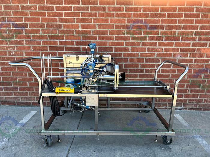 Used Millipore MPODPILOT CP2EA8875 Filter Press Skid w/ E & H Promass P Flowmeter