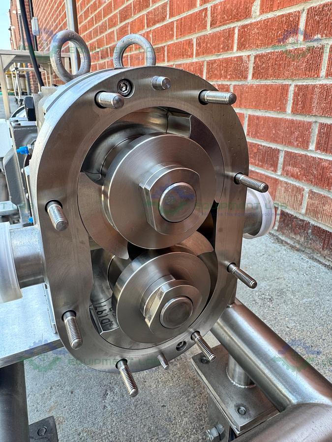 Used Waukesha Cherry Burrell /SPX  030U1 Rotary Lobe Pump w/ Baldor 2 HP Motor MFG 21