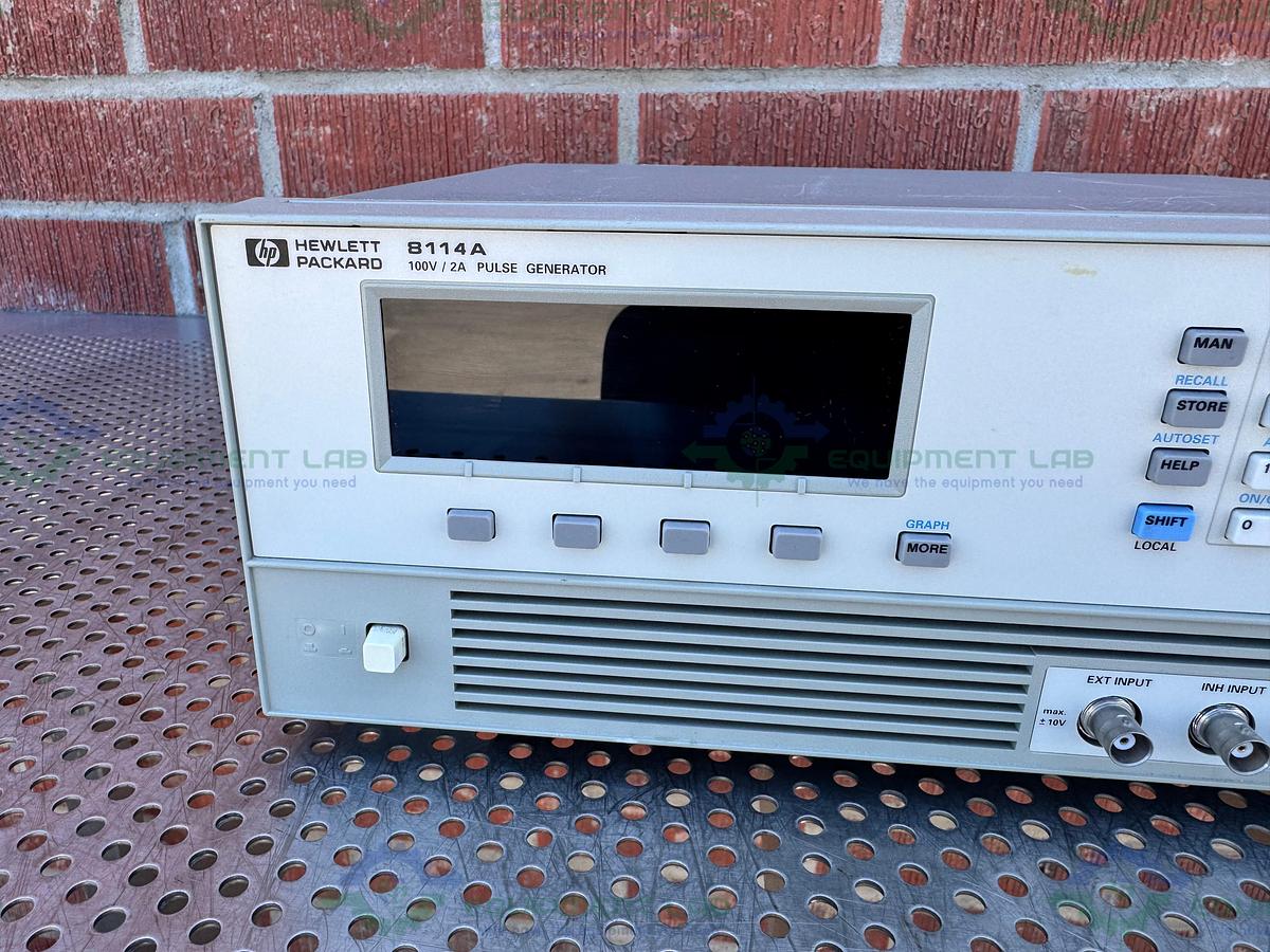 Used HP Hewlett Packard 8114A High Power Pulse Generator 100V / 2A