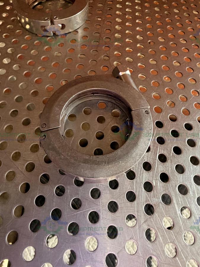 Used Lot of 5 - AN Corp Stainless Steel KF 40 Vacuum Clamp