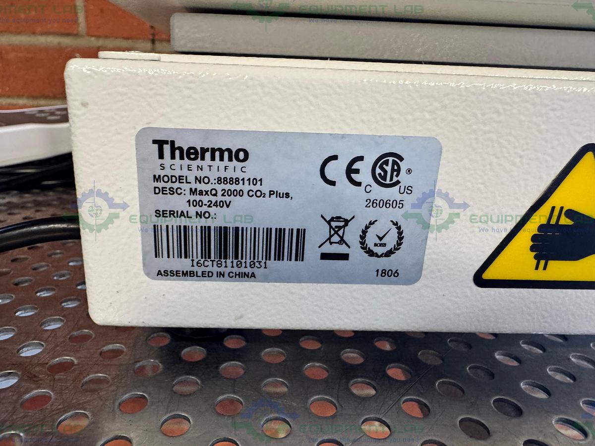 Used Thermo Scientific 88881101 MaxQ 2000 CO2 Plus Digital Orbital Shaker 19 mm Orbit