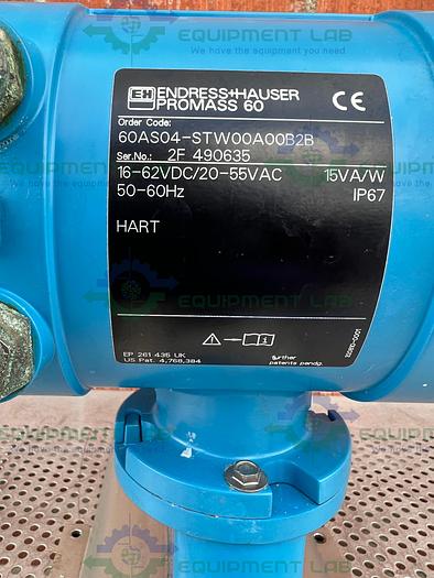 Used Endress + Hauser  Promass 60AS04 Mass Flow Meter  20-55 VAC