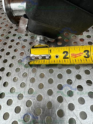 Used ITT Pure Flo Advantage 3 Way Diaphragm Valve w/ 1" to 1/4" Sanitary Fittings