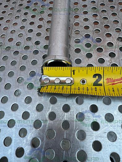 Used Lot of 4 - Unbranded 316 Stainless Steel Tee w/ 3/4" Sanitary Fitting