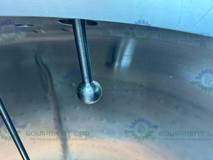 Used Feldmeier Equipment 450 Liter Stainless Steel Jacketed Reactor 120 FV PSI