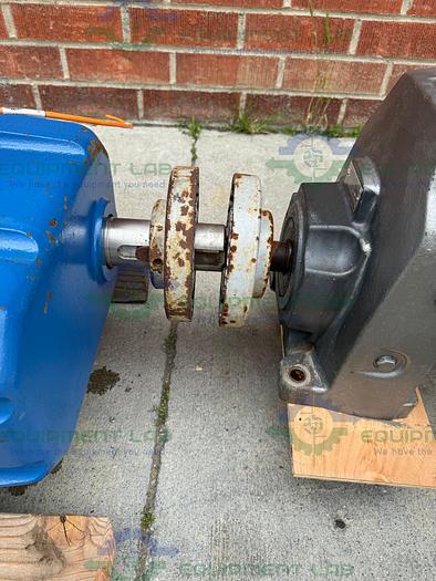 Used Idex Wright Flow / Viking  S4S Duralobe Rotary Lobe Pump  w/ 15 HP Motor