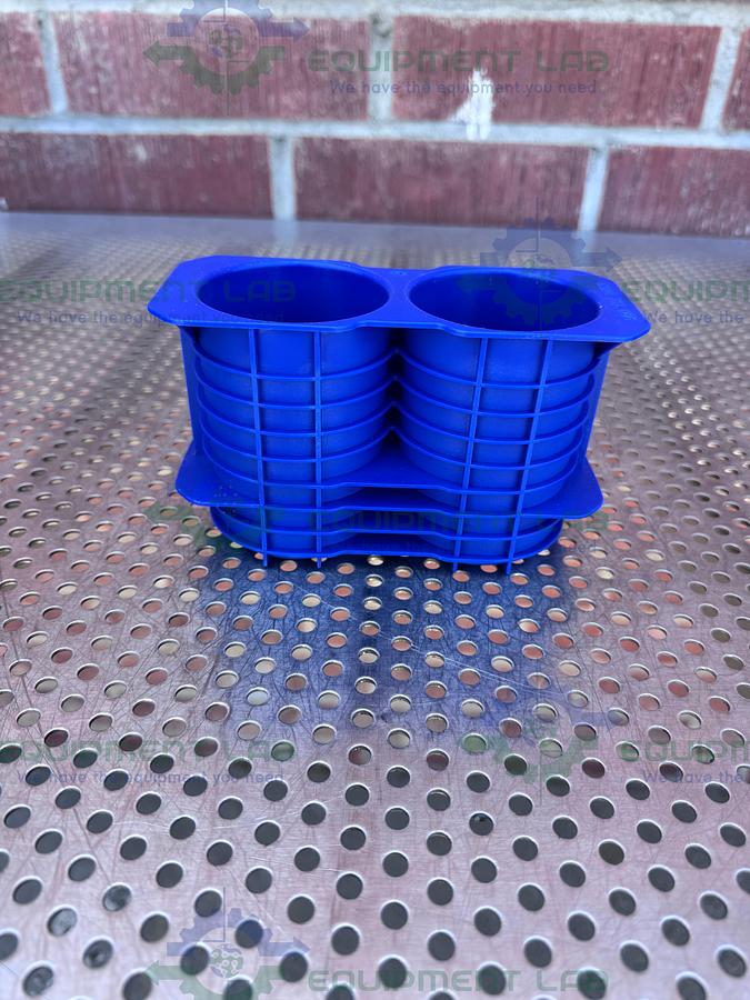 Used Lot of 4 - Eppendorf 5920 717.006 Adapters for Rotors, for 2 bottles 250 mL flat