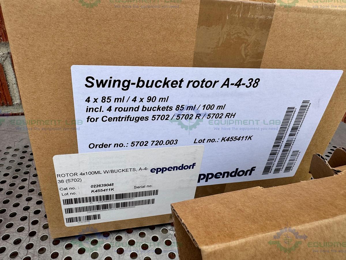 Eppendorf 5702R Refrigerated Centrifuge w/ Swing Bucket Rotor and Accessories