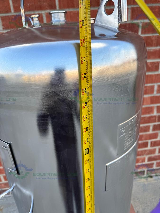 Used Allegheny Bradford 140L SS 316L Code 7 Multi Cartridge Filter Housing FV 150 PSI