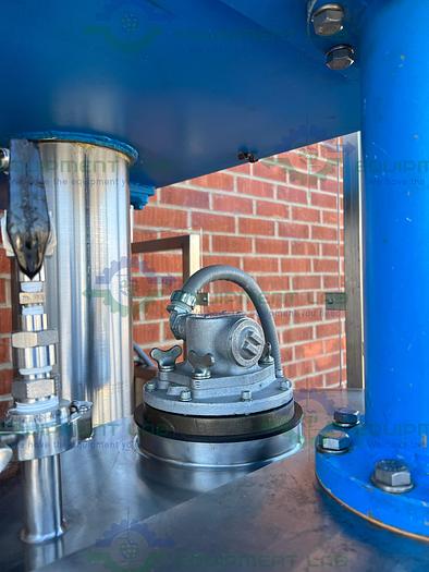 Used Ross M 40 Stainless Steel Single Shaft Mixer w/ Two 40 Gallon Tanks