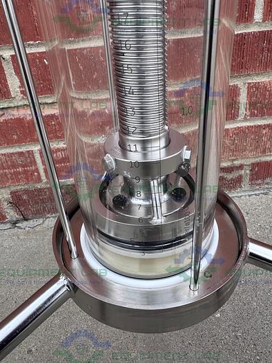 Used Cytiva / GE / Pharmacia BPG 100 / 500 Chromatography Column 4L