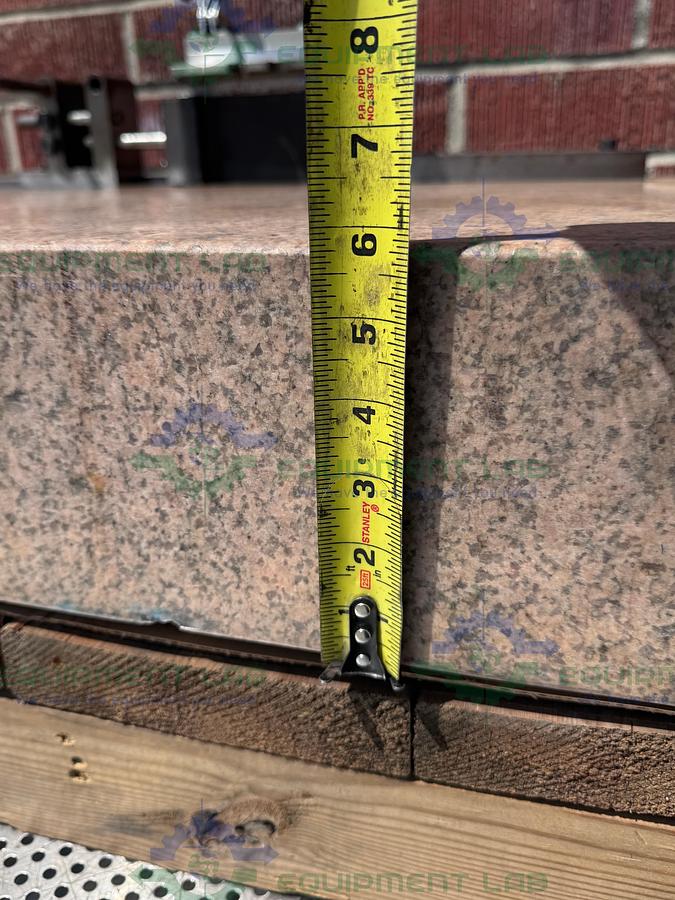 Used Starrett Grade B Toolroom Granite 24"x36"x6" w/ Compression Tester, Meteorology